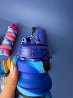 لیوان تاشو سیلیکونی جعبه دار مدل NEW 01 گنجایش 0.5 لیتر - تصویر 4